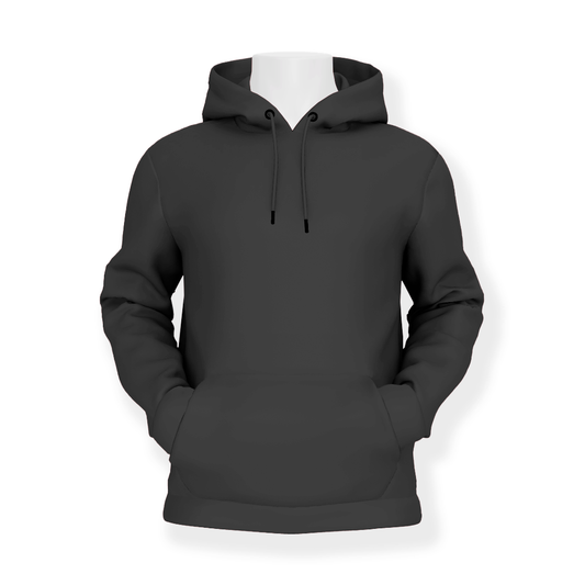 Unisex Hoodie - Black - Double-Sided Print / 3D