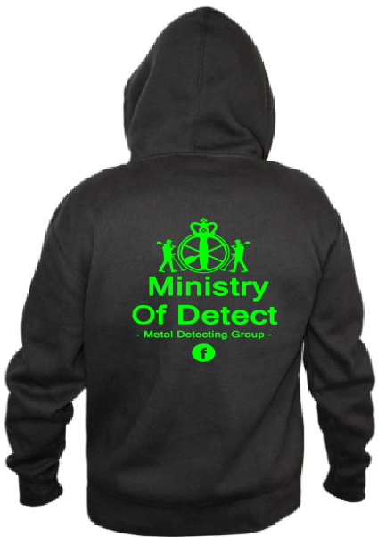 Ministry of Detect Hoodie (Logo front and Rear)